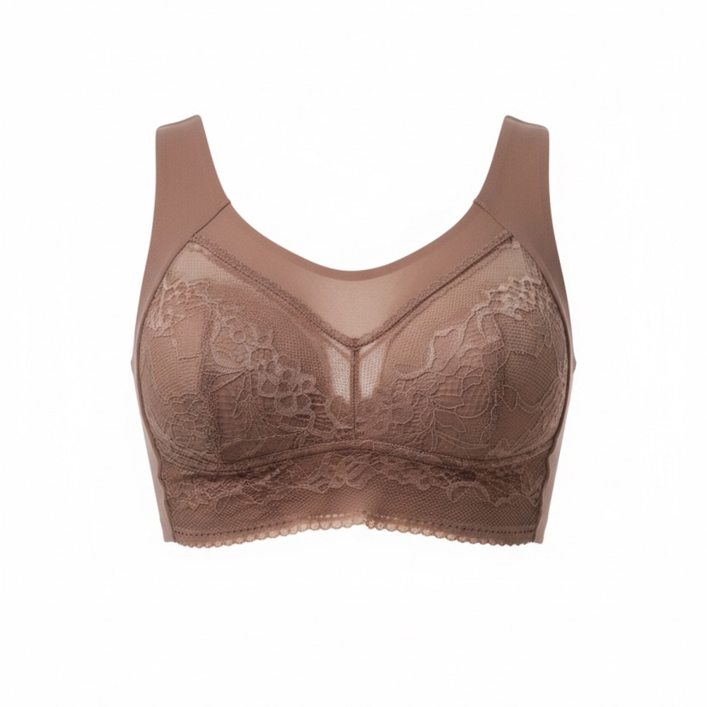 Elegant Lace Women's Bra in Brown size small nwot.  SKU 2953
